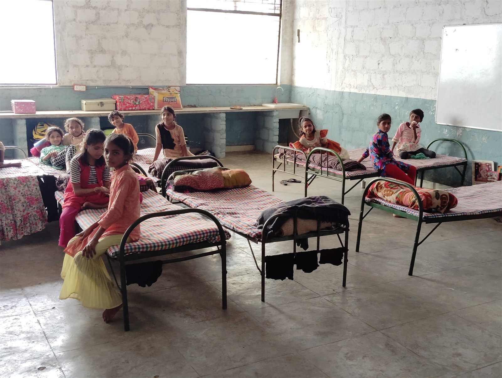 Children at Nav Jeevan Dham